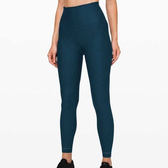 Lululemon Zoned In Tight 27" Leggins  Night Diver (Blue) - Picture 11 of 11